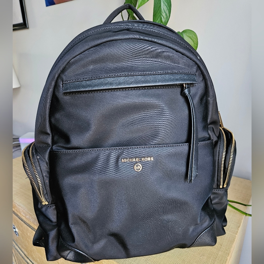 Michael Kors black backpack